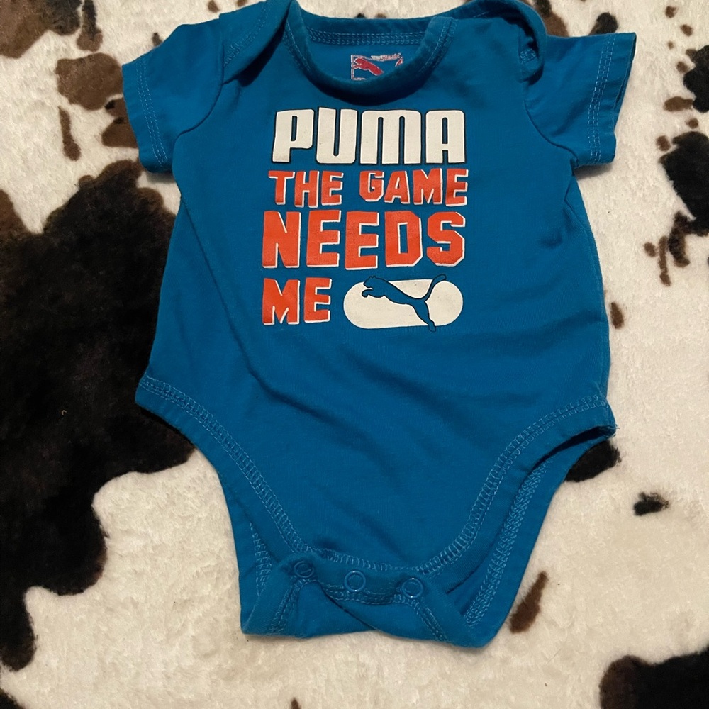 Puma Blue Baby One Piece